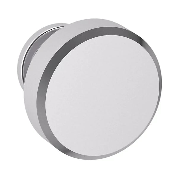 Baldwin Estate Bevel Knob 1.25" in Polished Chrome finish