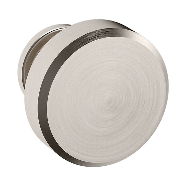 Baldwin Estate Bevel Knob 1.25" in Satin Nickel finish