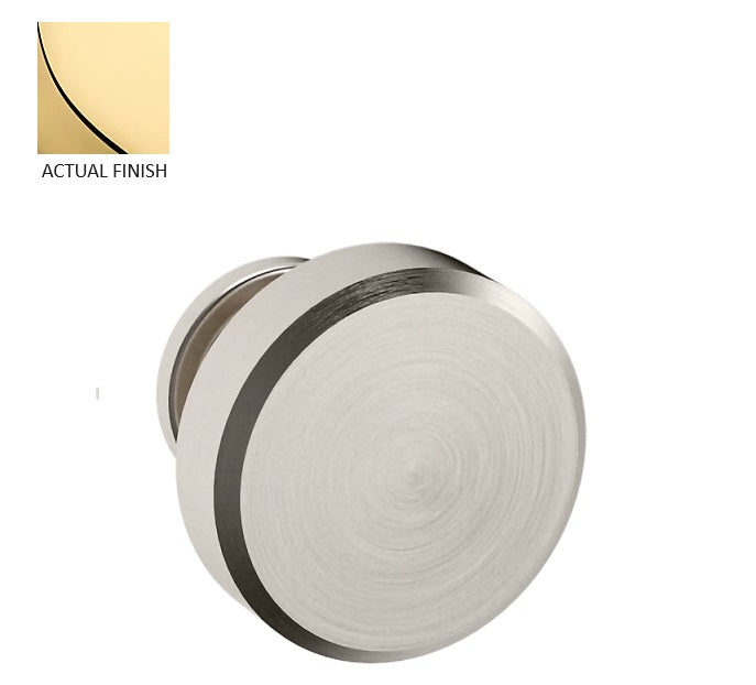 Baldwin Estate Bevel Knob 1.25" in Unlacquered Brass finish