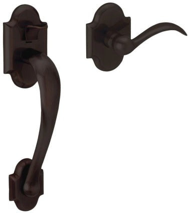 Baldwin Estate Boulder Lower Half Handleset with Interior 5452V Lever in Oil Rubbed Bronze finish