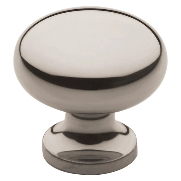 Baldwin Estate Classic Knob 1" in Lifetime Polished Nickel finish