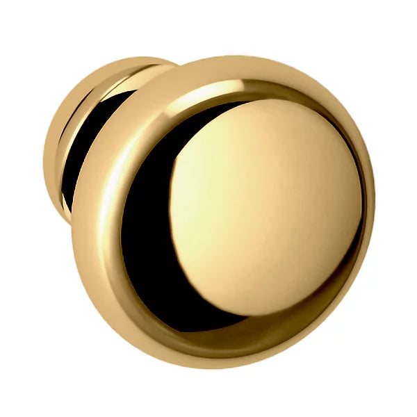 Baldwin Estate Classic Knob 1" in Unlacquered Brass finish