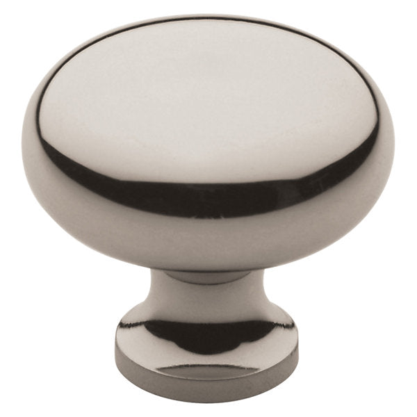 Baldwin Estate Classic Knob 1.25" in Lifetime Polished Nickel finish