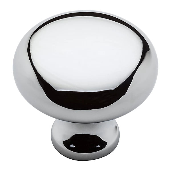 Baldwin Estate Classic Knob 1.25" in Polished Chrome finish