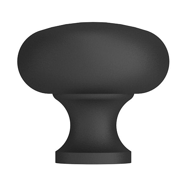 Baldwin Estate Classic Knob 1.25" in Satin Black finish