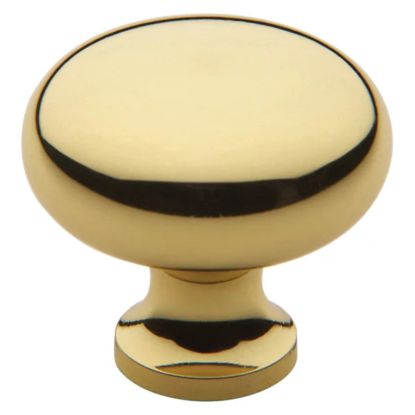 Baldwin Estate Classic Knob 1.25" in Unlacquered Brass finish