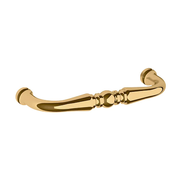 Baldwin Estate Colonial Pull 4" in Lifetime Polished Brass finish