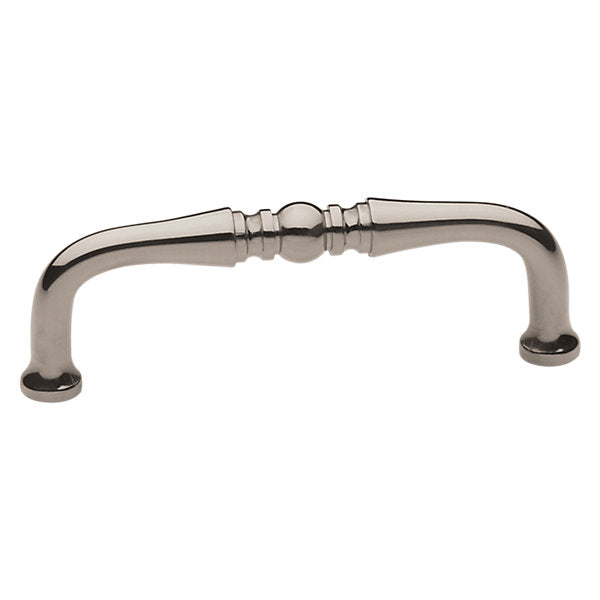 Baldwin Estate Colonial Pull 4" in Lifetime Polished Nickel finish