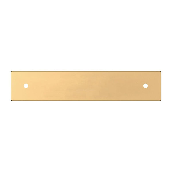 Baldwin Estate Contemporary Back Plate 4" in Lifetime Polished Brass finish