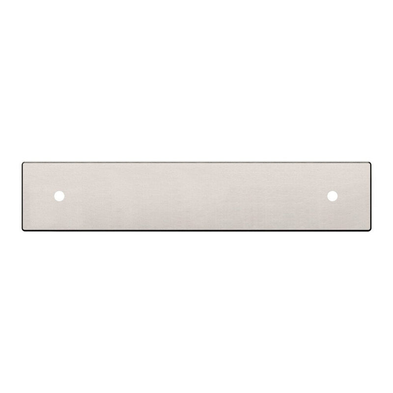 Baldwin Estate Contemporary Back Plate 4" in Satin Nickel finish