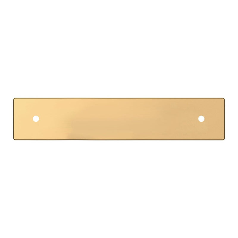 Baldwin Estate Contemporary Back Plate 4" in Unlacquered Brass finish