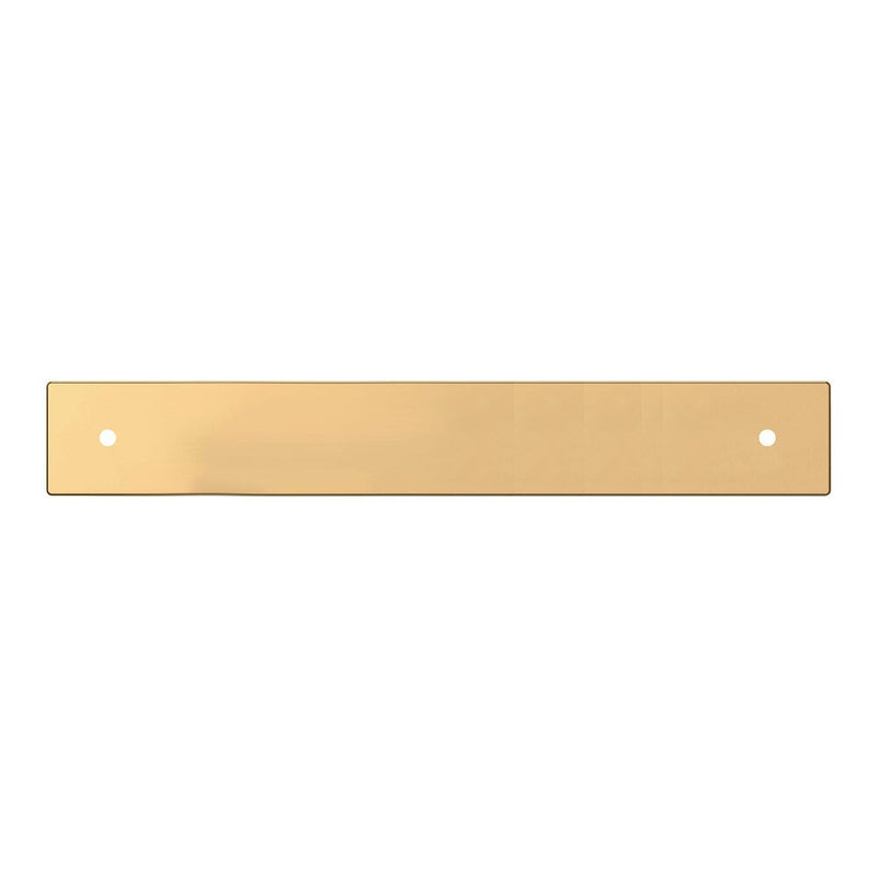 Baldwin Estate Contemporary Back Plate 6" in Unlacquered Brass finish