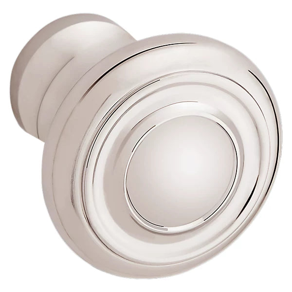 Baldwin Estate Dominion Knob 1" in Lifetime Polished Nickel finish