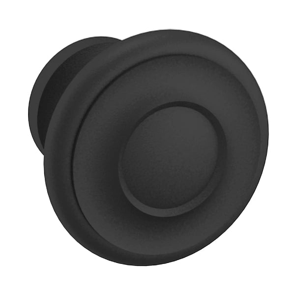 Baldwin Estate Dominion Knob 1.25" in Satin Black finish