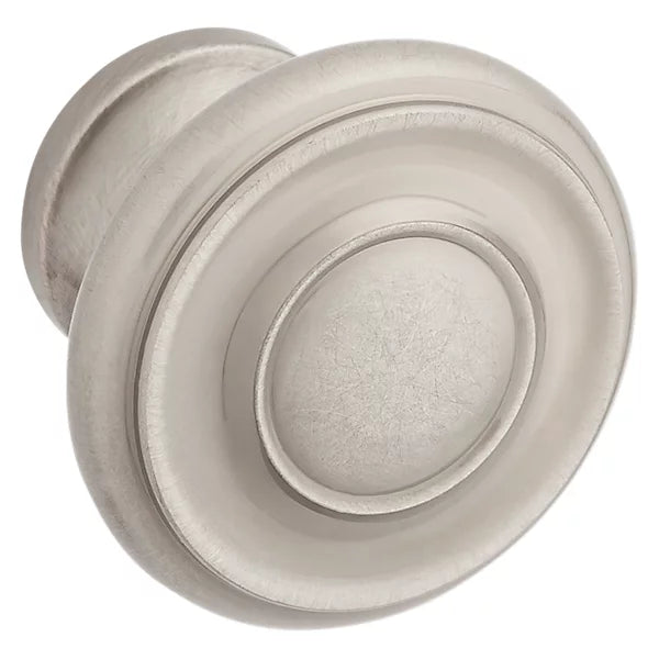 Baldwin Estate Dominion Knob 1.25" in Satin Nickel finish