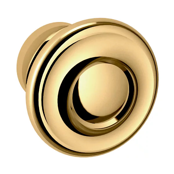 Baldwin Estate Dominion Knob 1.25" in Unlacquered Brass finish