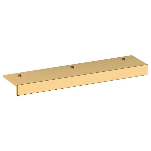 Baldwin Estate Edge Pull 4" in Lifetime Satin Brass finish