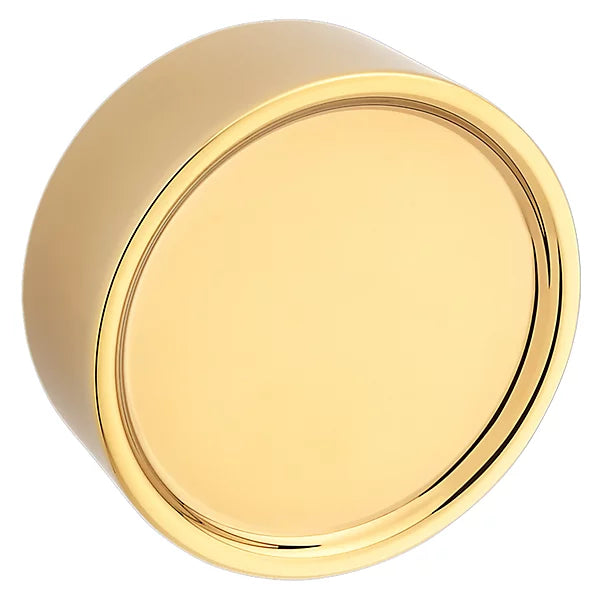 Baldwin Estate Hollywood Hills Knob 1.5" in Unlacquered Brass finish