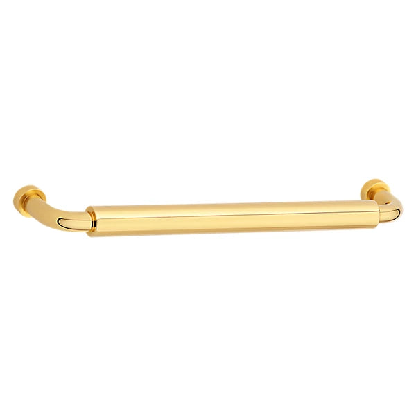 Baldwin Estate Hollywood Hills Pull 6" in Unlacquered Brass finish