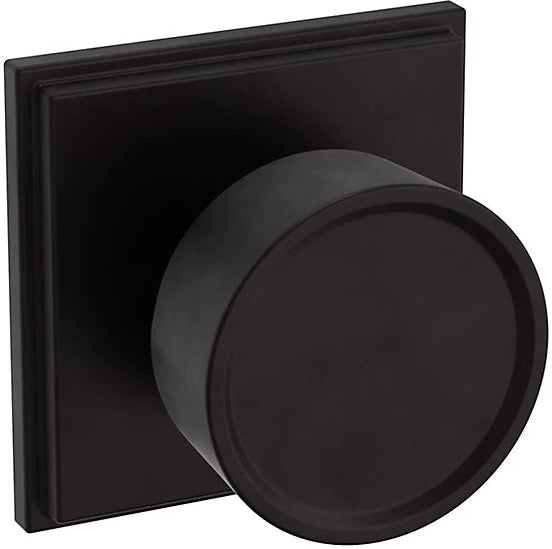 Baldwin Estate K007 Hollywood Hills Half Dummy Knob with R050 Rosette in Oil Rubbed Bronze finish