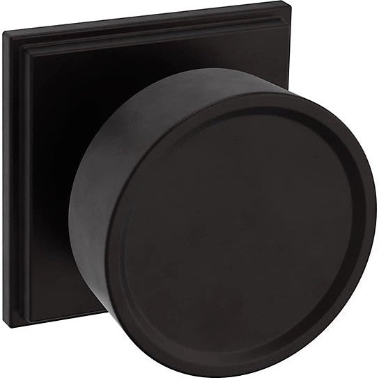 Baldwin Estate K009 Hollywood Hills Half Dummy Knob with R050 Rosette in Oil Rubbed Bronze finish