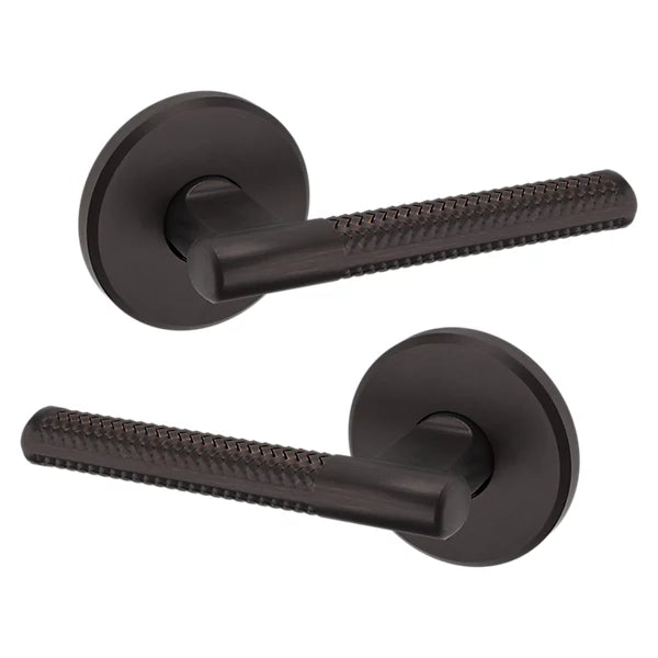 Baldwin Estate L015 Full Dummy Lever with R016 Rose in Venetian Bronze finish