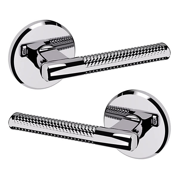 Baldwin Estate L015 Passage Lever with R016 Rose in Polished Chrome finish