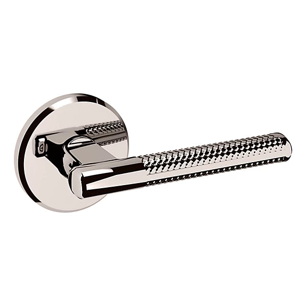 Baldwin Estate L015 Right Handed Half Dummy Lever with R016 Rose in Lifetime Polished Nickel finish