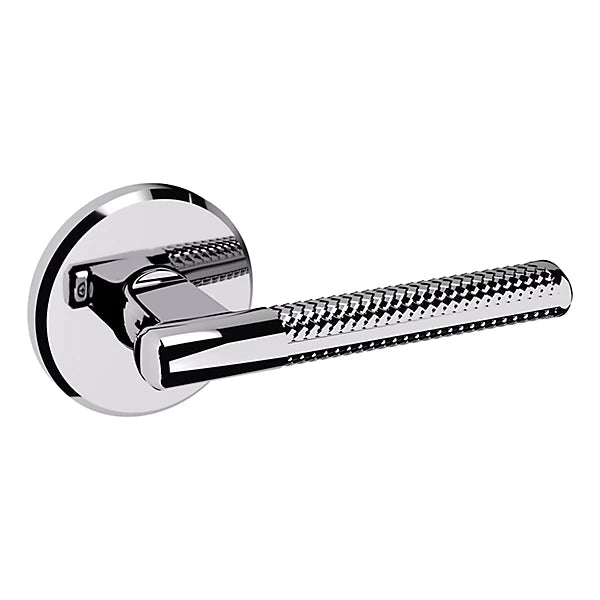 Baldwin Estate L015 Right Handed Half Dummy Lever with R016 Rose in Polished Chrome finish