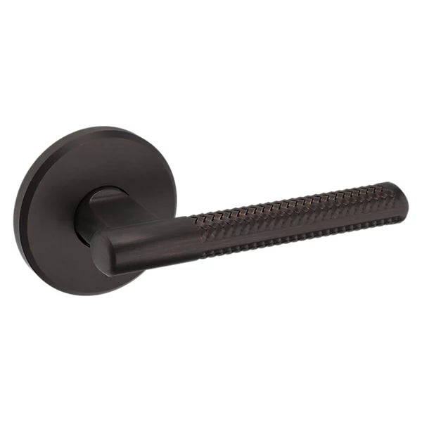 Baldwin Estate L015 Right Handed Half Dummy Lever with R016 Rose in Venetian Bronze finish