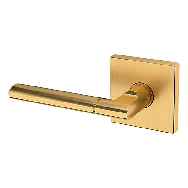 Baldwin Estate L021 Left Handed Half Dummy Lever with R017 Rose in Lifetime Satin Brass finish