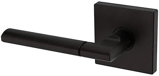 Baldwin Estate L021 Left Handed Half Dummy Lever with R017 Rosette in Oil Rubbed Bronze finish