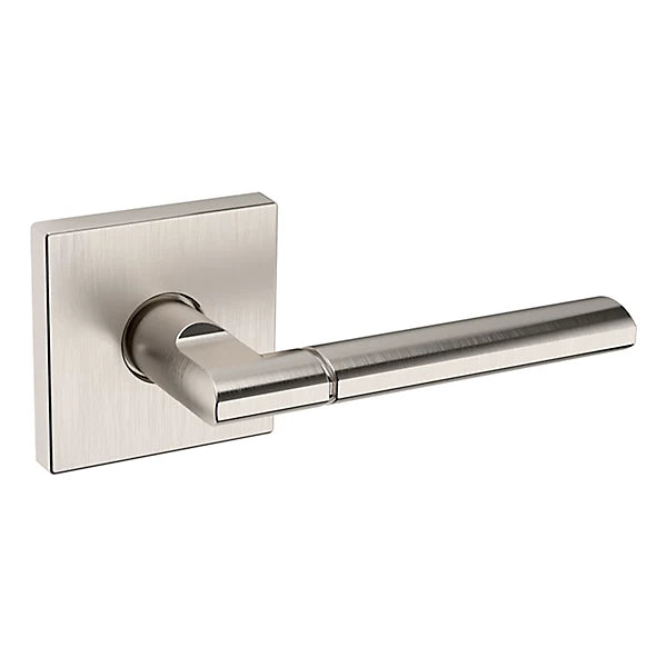 Baldwin Estate L021 Right Handed Half Dummy Lever with R017 Rose in Lifetime Satin Nickel finish