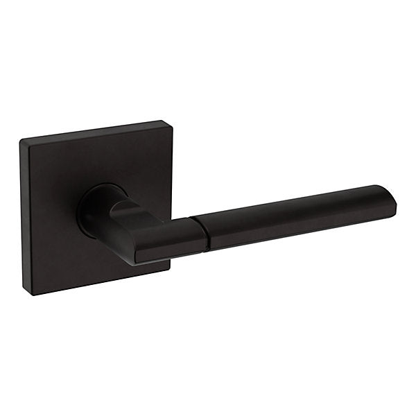 Baldwin Estate L021 Right Handed Half Dummy Lever with R017 Rose in Oil Rubbed Bronze finish