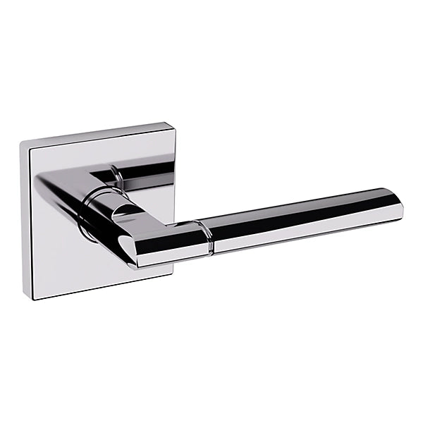 Baldwin Estate L021 Right Handed Half Dummy Lever with R017 Rose in Polished Chrome finish