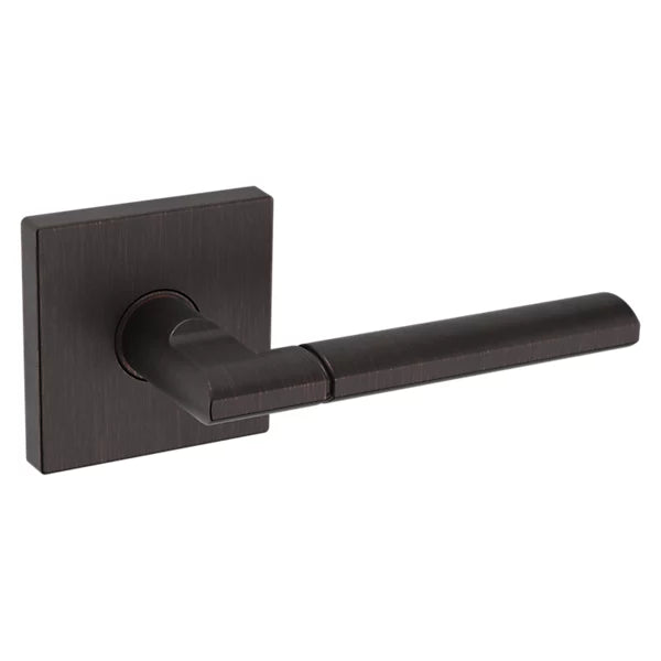 Baldwin Estate L021 Right Handed Half Dummy Lever with R017 Rose in Venetian Bronze finish