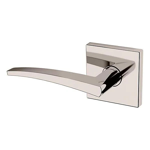 Baldwin Estate L022 Left Handed Half Dummy Lever with R017 Rose in Lifetime Polished Nickel finish