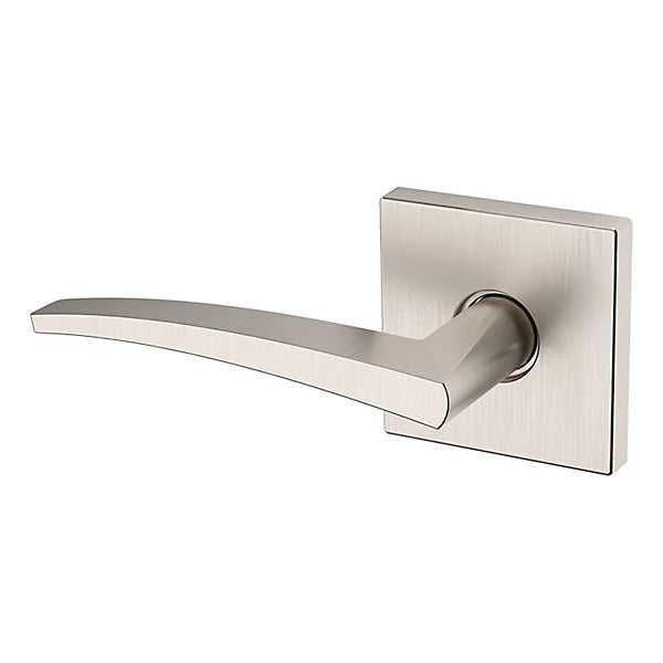 Baldwin Estate L022 Left Handed Half Dummy Lever with R017 Rose in Lifetime Satin Nickel finish