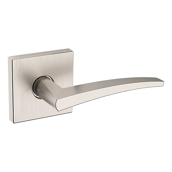 Baldwin Estate L022 Right Handed Half Dummy Lever with R017 Rose in Lifetime Satin Nickel finish