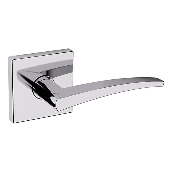 Baldwin Estate L022 Right Handed Half Dummy Lever with R017 Rose in Polished Chrome finish