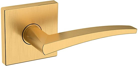 Baldwin Estate L022 Right Handed Half Dummy Lever with R017 Rosette in Lifetime Satin Brass finish