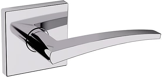 Baldwin Estate L022 Right Handed Half Dummy Lever with R017 Rosette in Polished Chrome finish