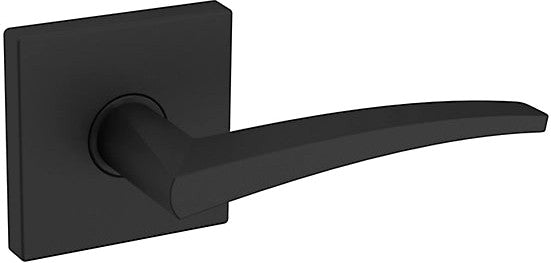 Baldwin Estate L022 Right Handed Half Dummy Lever with R017 Rosette in Satin Black finish