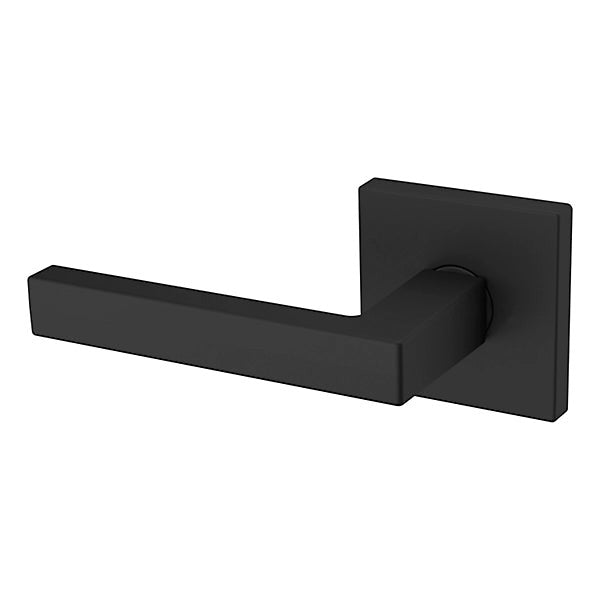 Baldwin Estate L023 Left Handed Half Dummy Lever with R017 Rose in Satin Black finish