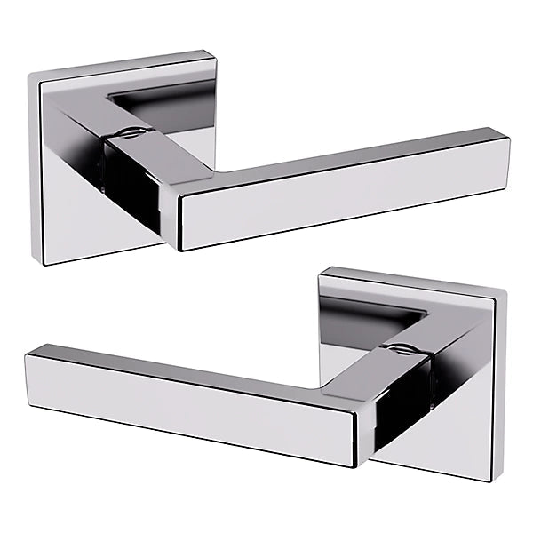 Baldwin Estate L023 Passage Lever with R017 Rose in Polished Chrome finish