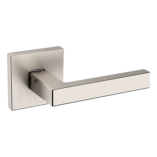 Baldwin Estate L023 Right Handed Half Dummy Lever with R017 Rose in Lifetime Satin Nickel finish