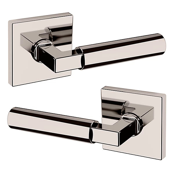 Baldwin Estate L029 Gramercy Full Dummy Lever with R017 Rose in Lifetime Polished Nickel finish