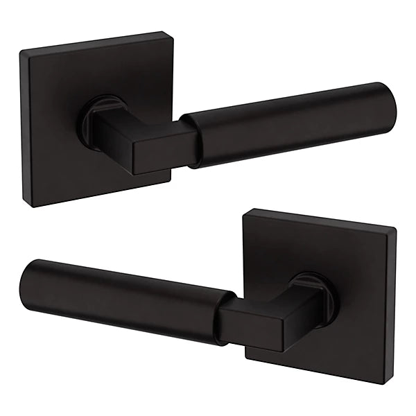 Baldwin Estate L029 Gramercy Full Dummy Lever with R017 Rose in Oil Rubbed Bronze finish