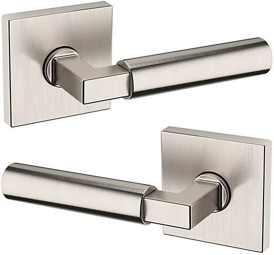 Baldwin Estate L029 Gramercy Full Dummy Lever with R017 Rosette in Lifetime Satin Nickel finish