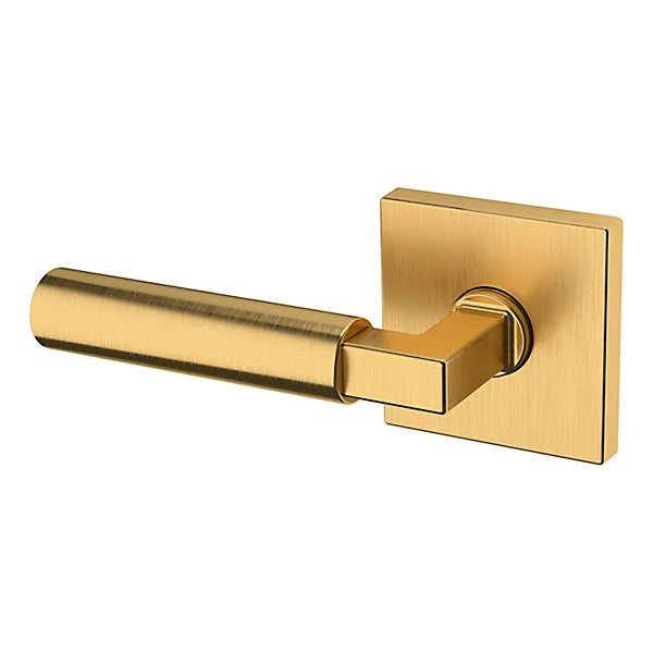 Baldwin Estate L029 Gramercy Left Handed Half Dummy Lever with R017 Rose in Lifetime Satin Brass finish